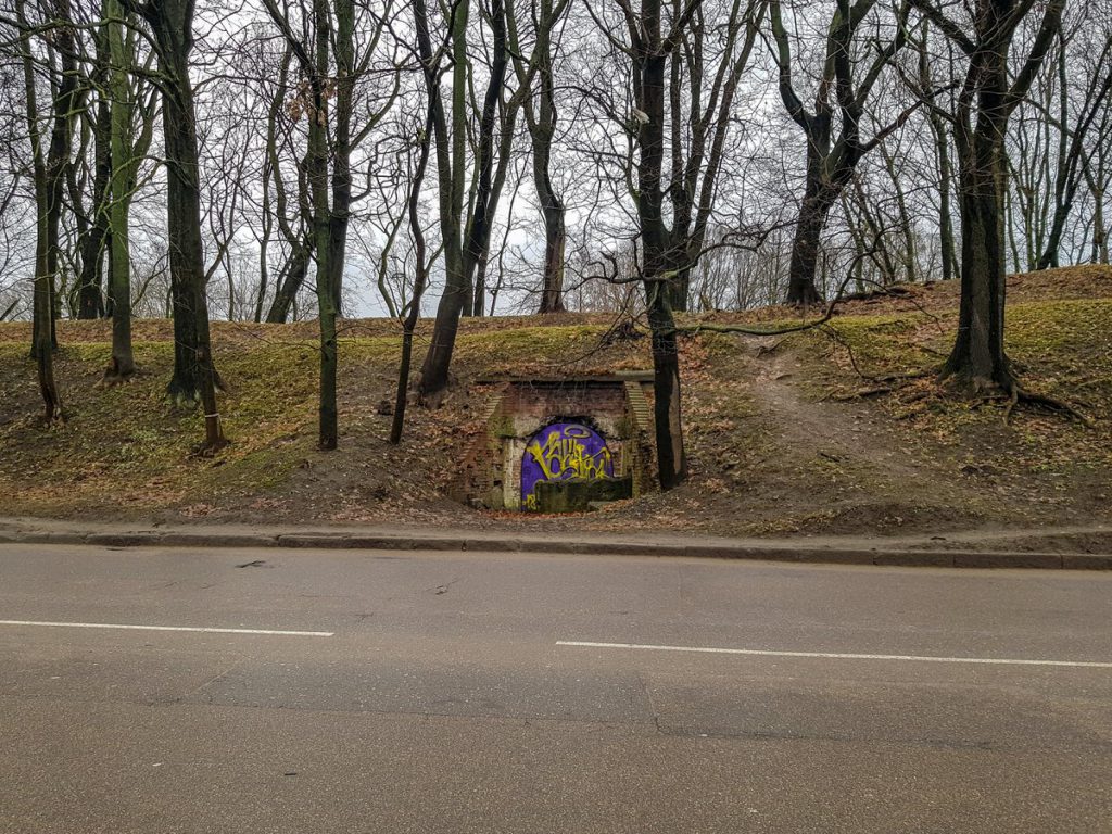 Потерна бастиона Грольман в Калининграде